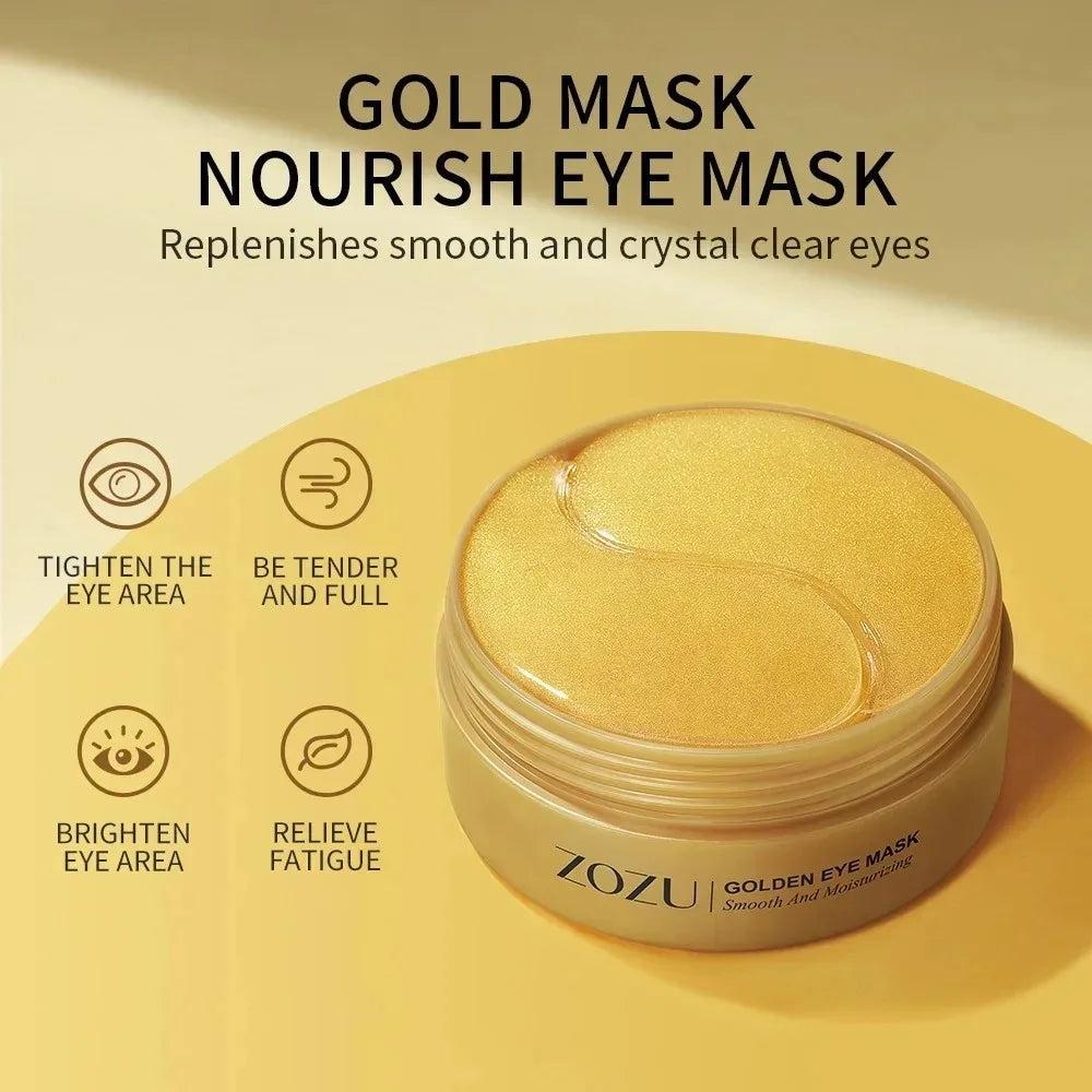 OrVert – Avocado & Gold Eye Masks