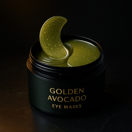 OrVert – Avocado & Gold Eye Masks